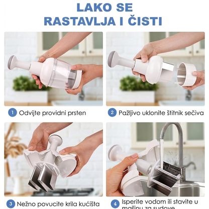 QuickChop™ – Ručni Sekač za Povrće