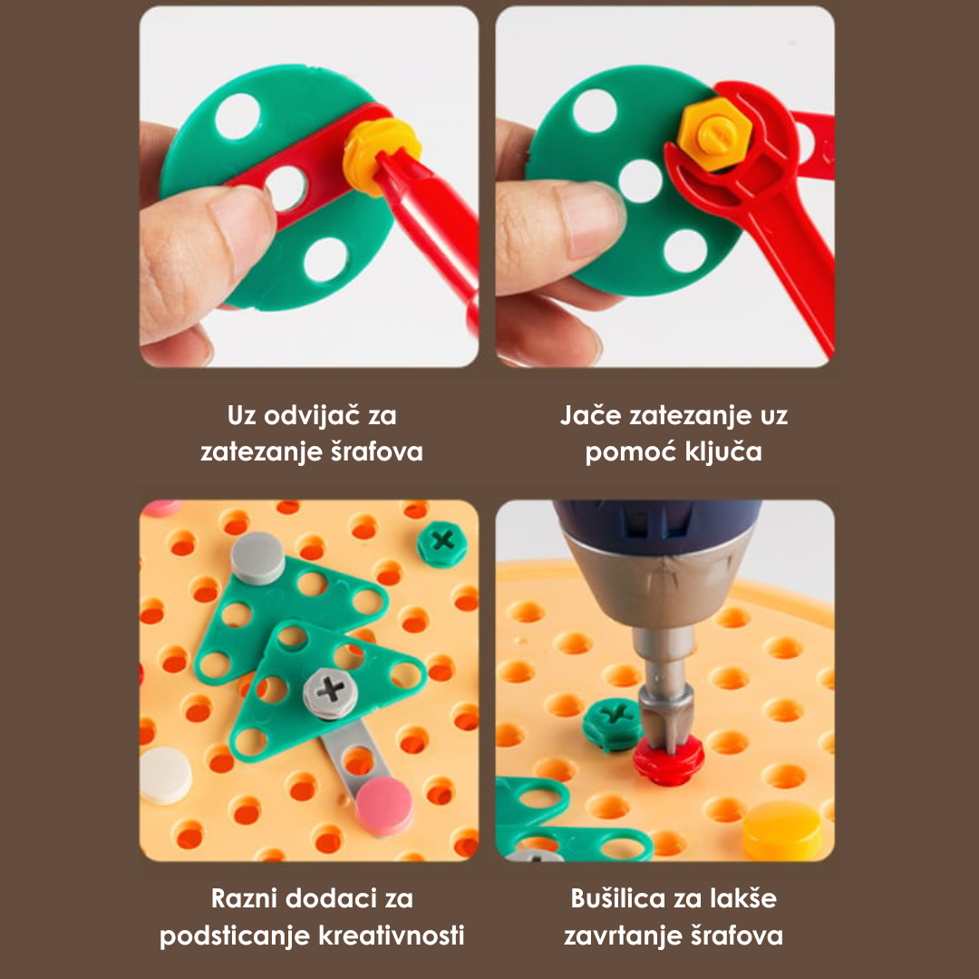 Montessori Magična Kutija sa Alatima za Igru