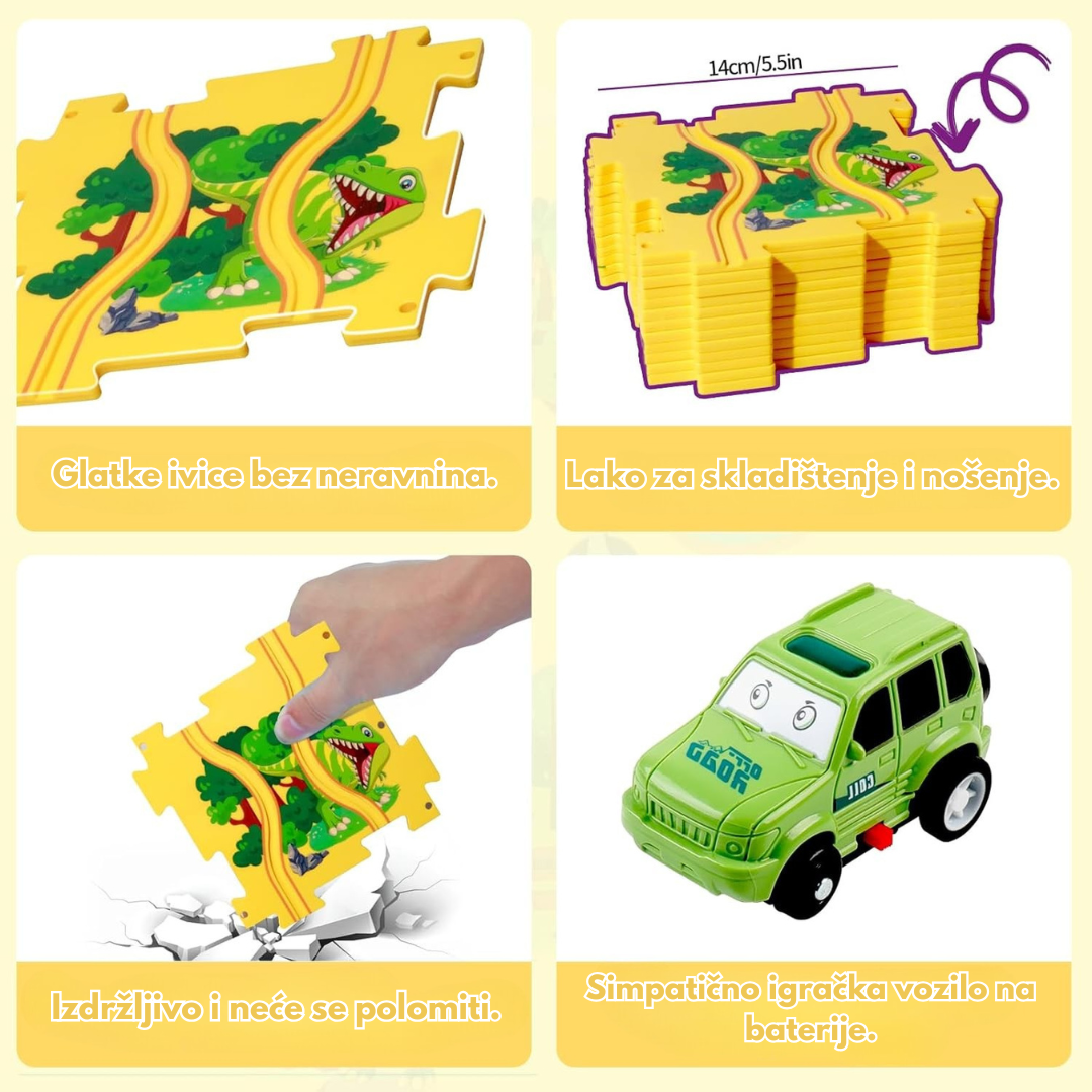 Puzzle Set Staza Za Automobile