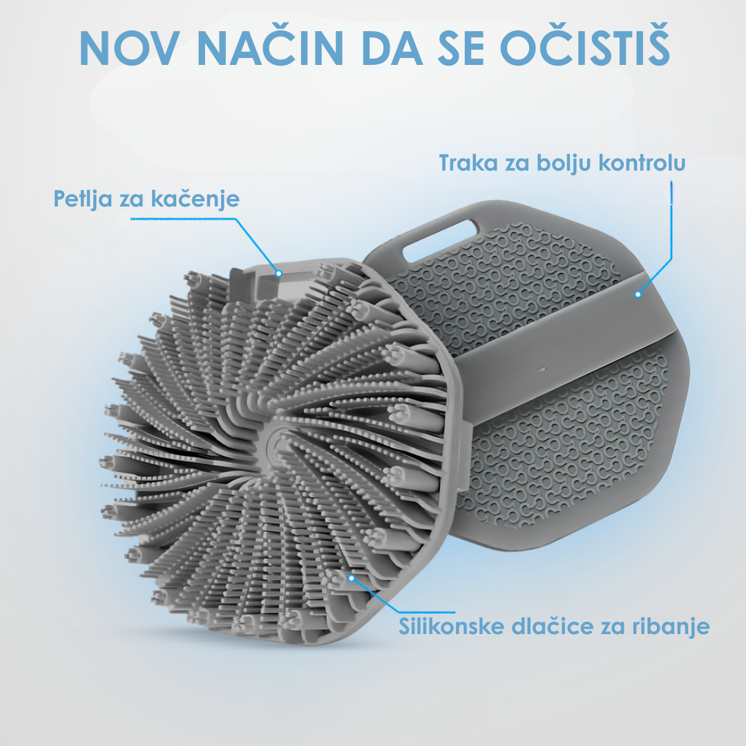 Silikonska Četka za Kupanje