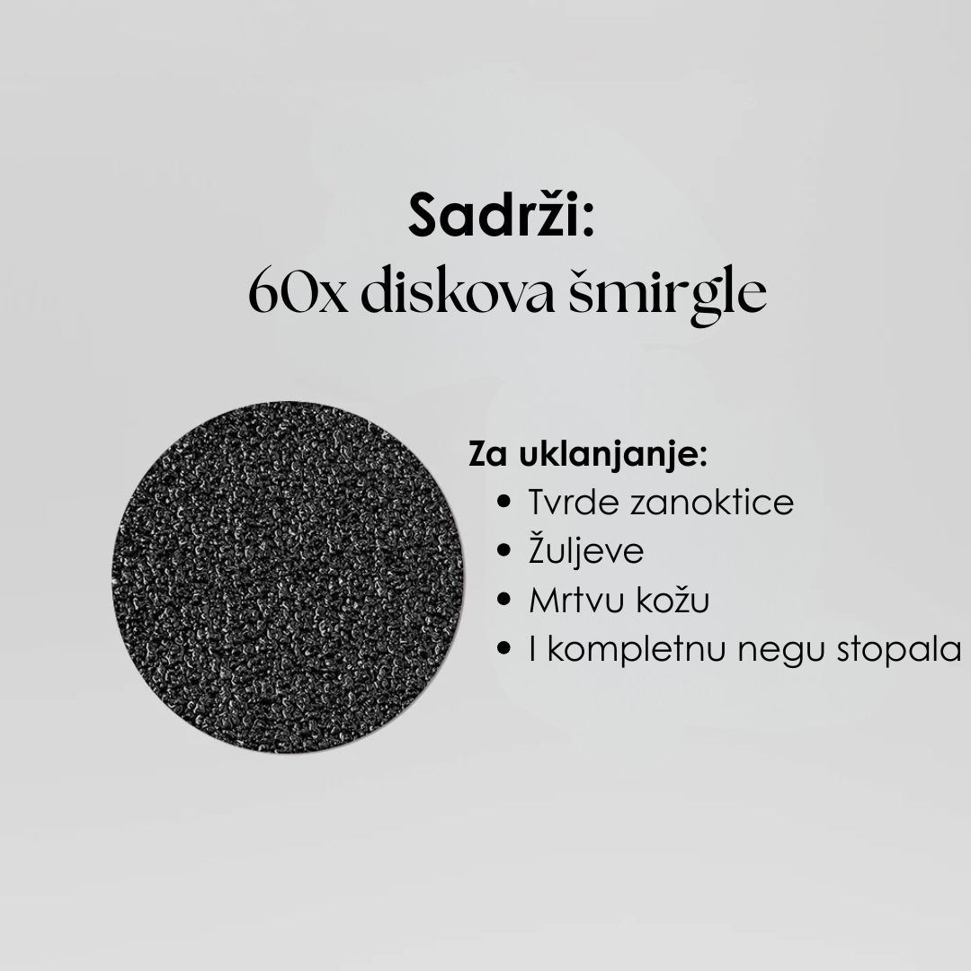 Profesionalna Električna Turpija za Negu Stopala