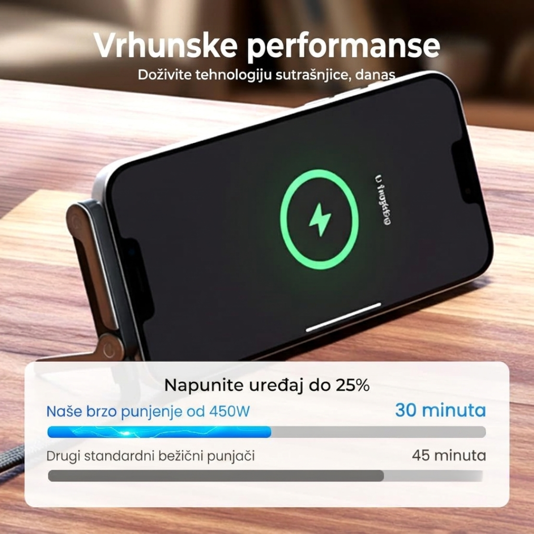PowerProp™ - 240W Samostojeci Kabal Za Punjač