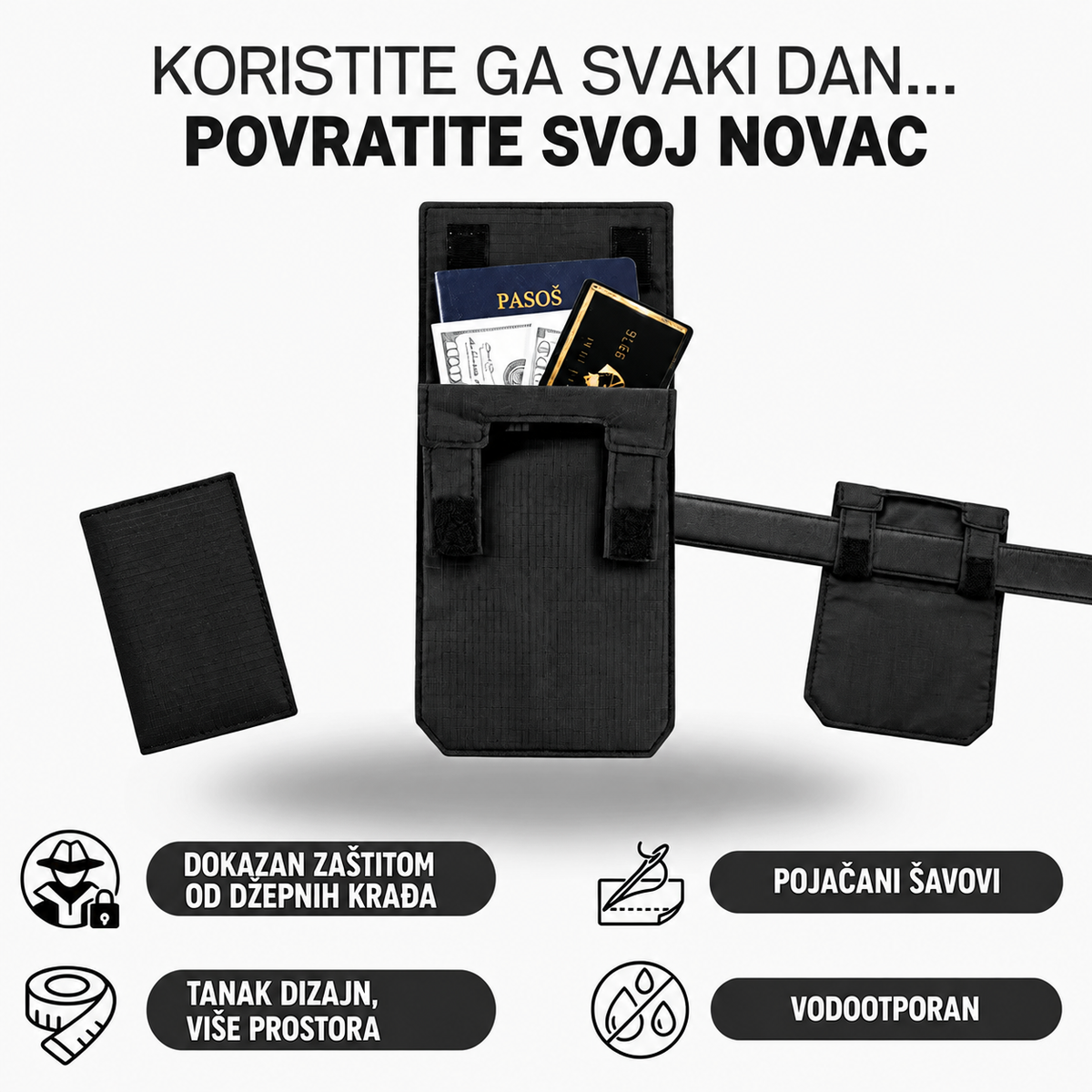 TactiPouch™ – Novčanik Za Kaiš