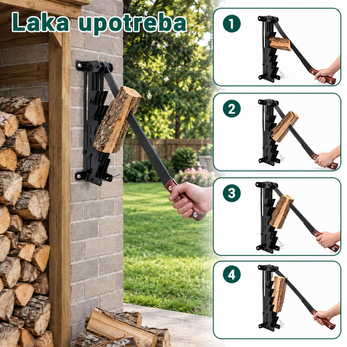 WallSplitter™ – Zidni Cepač Za Drva