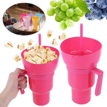 StrawCup - Prenosiva čaša za grickalice i piće