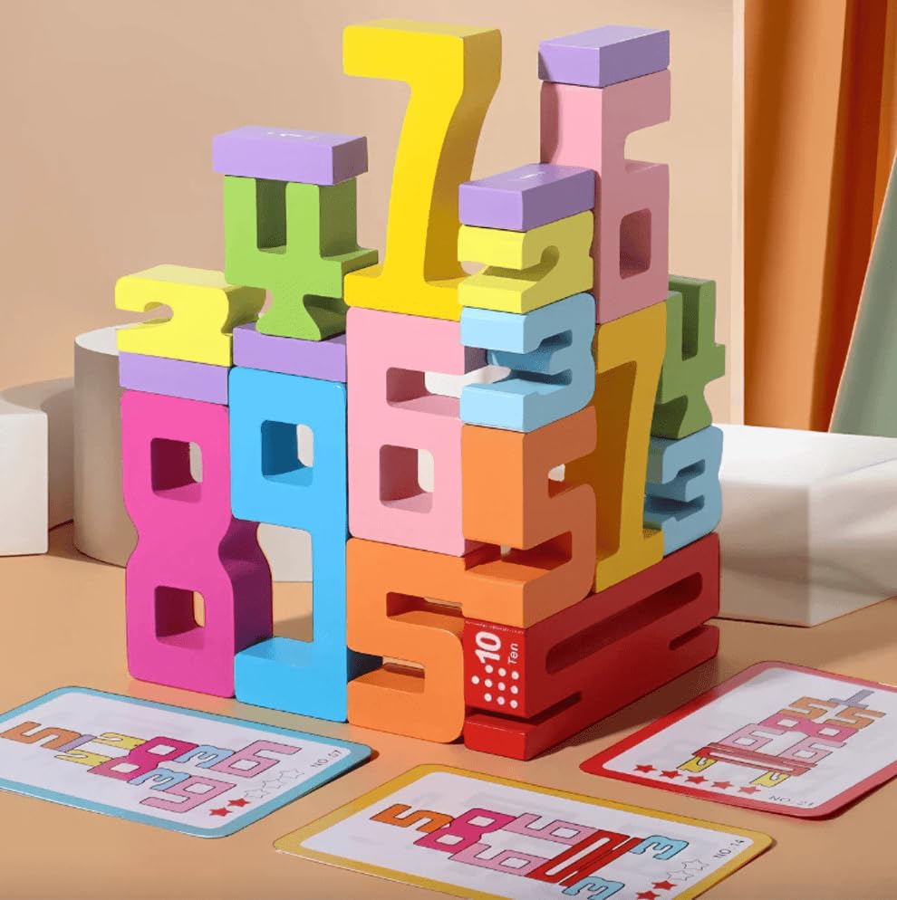 WoodenWonders™ – Drvene Matematičke Puzle za Decu