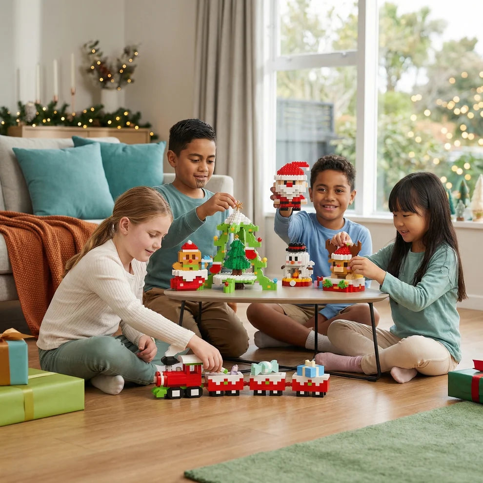 BuildingChristmas™ – Novogodišnje figure (Set do 4 Komada)