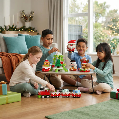 BuildingChristmas™ – Novogodišnje figure (Set do 4 Komada)