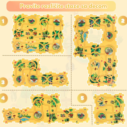Puzzle Set Staza Za Automobile