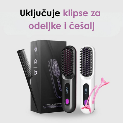 Bežična Prenosiva Četka za Ispravljanje Kose