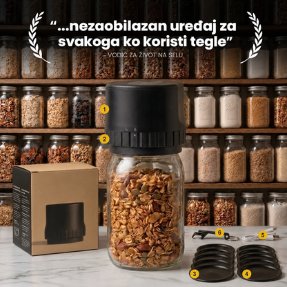 VacuumKit™ - Vakuumski Zatvarač Za Teglice