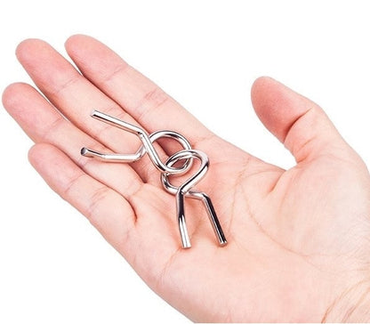 Metalna Logička Slagalica (Set od 24 Slagalica)