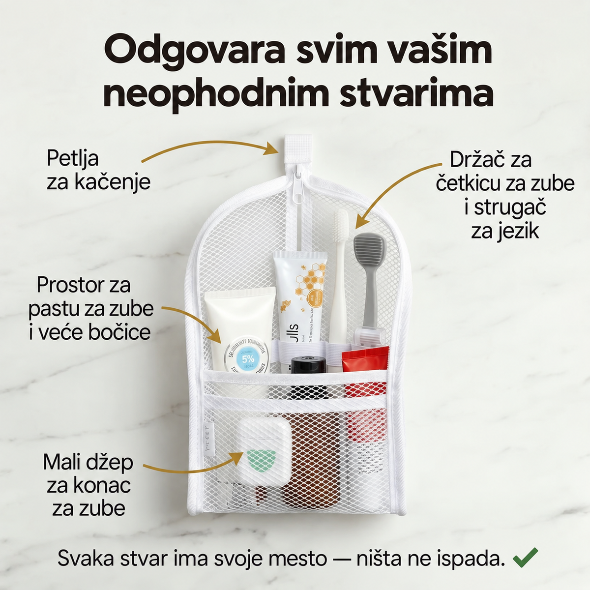 TravelTidy™ – Torba Za Toaletne Potrepštine