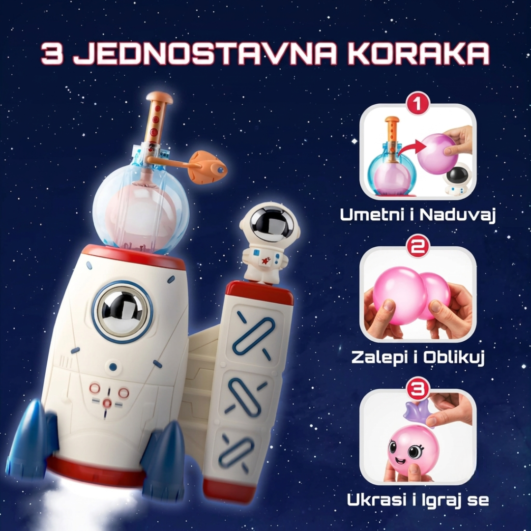 SpacePop™ - Igračka za pravljenje balona