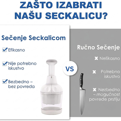 QuickChop™ – Ručni Sekač za Povrće