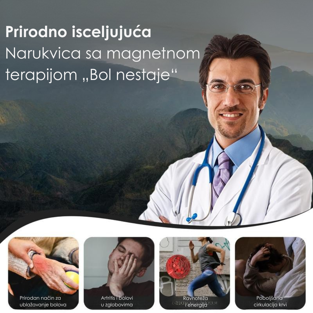 Bakarna Magnetna Narukvica