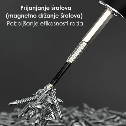 Set Nastavaka za Odvijače sa Magnetom (6 Komada)