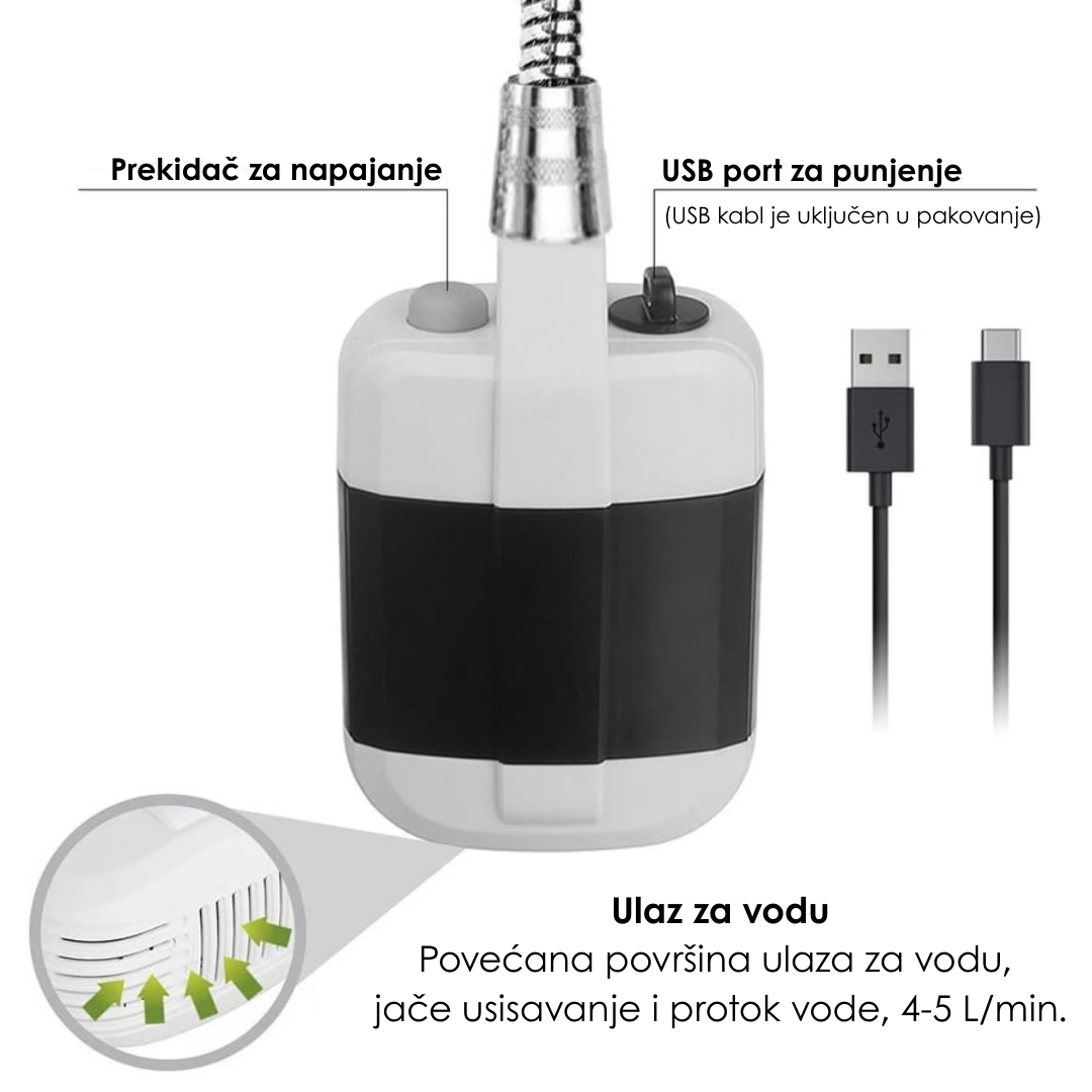 Prenosni Tuš Za Spoljašnju Upotrebu