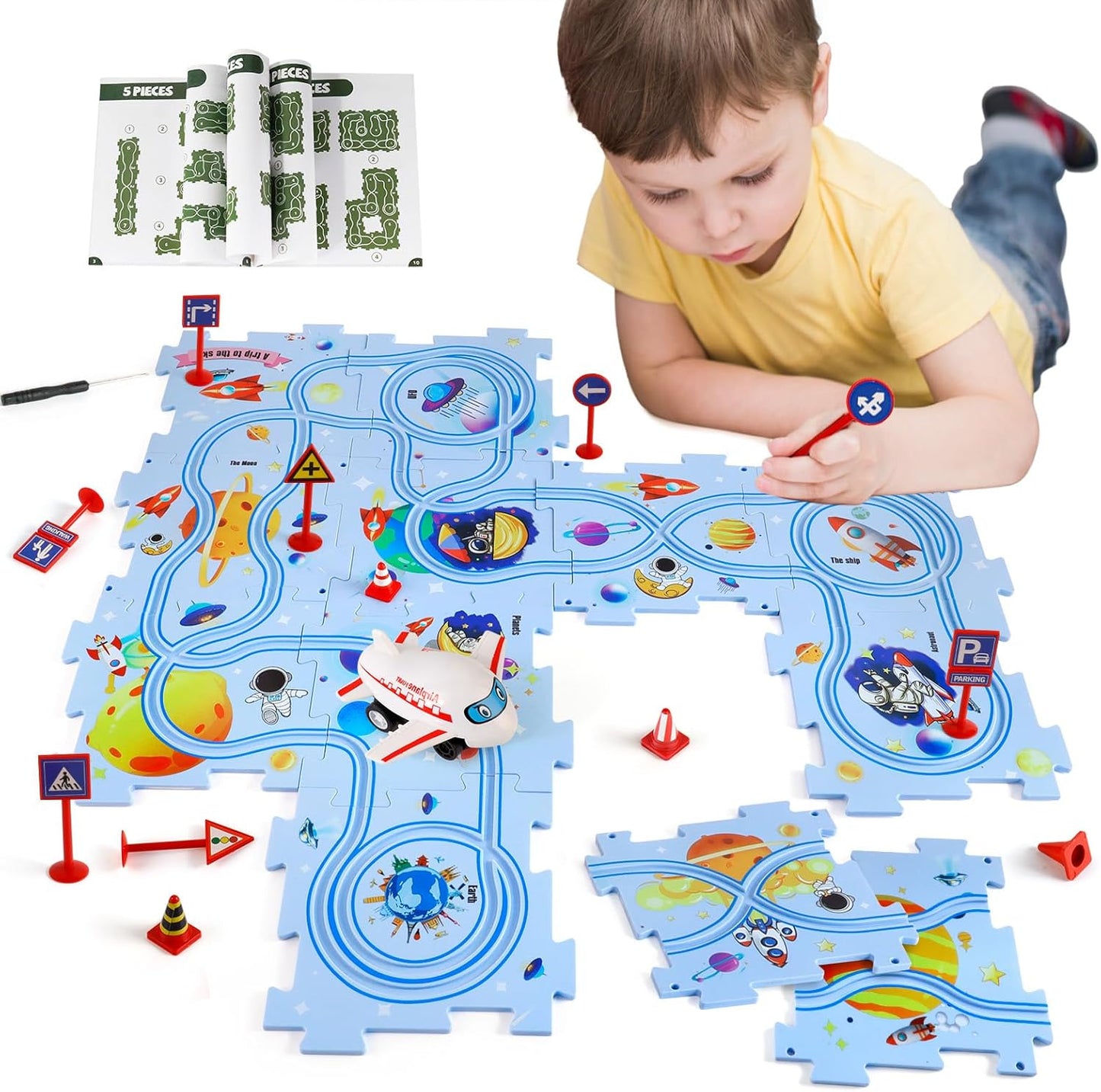 Puzzle Set Staza Za Automobile