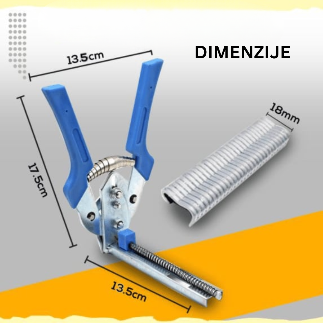 Klešta za Pravljenje i Popravku Ograda i Kaveza + 600kom Prstenova Gratis