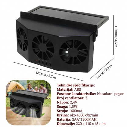 CarVentilator - Ventilator Za Hladjenje Automobila
