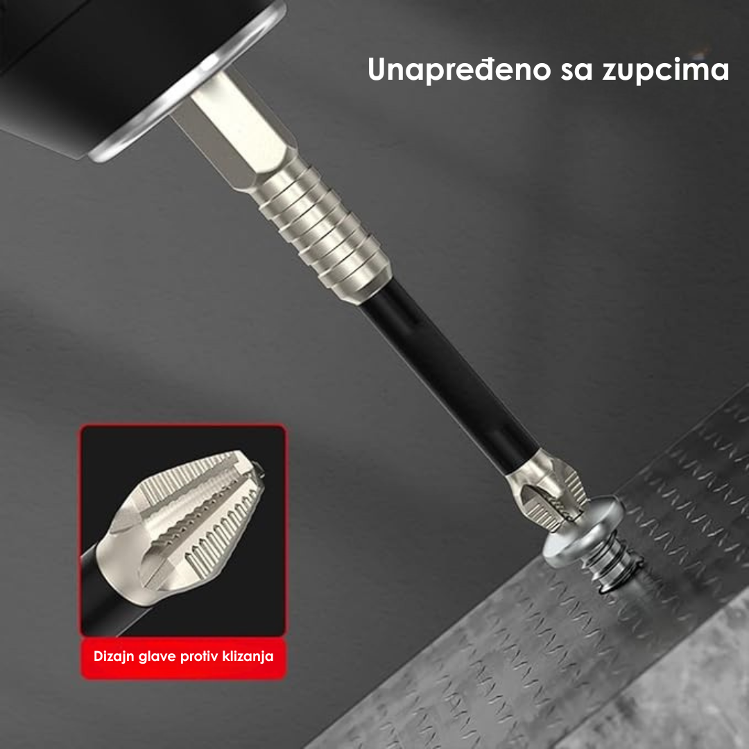Set Nastavaka za Odvijače sa Magnetom (6 Komada)