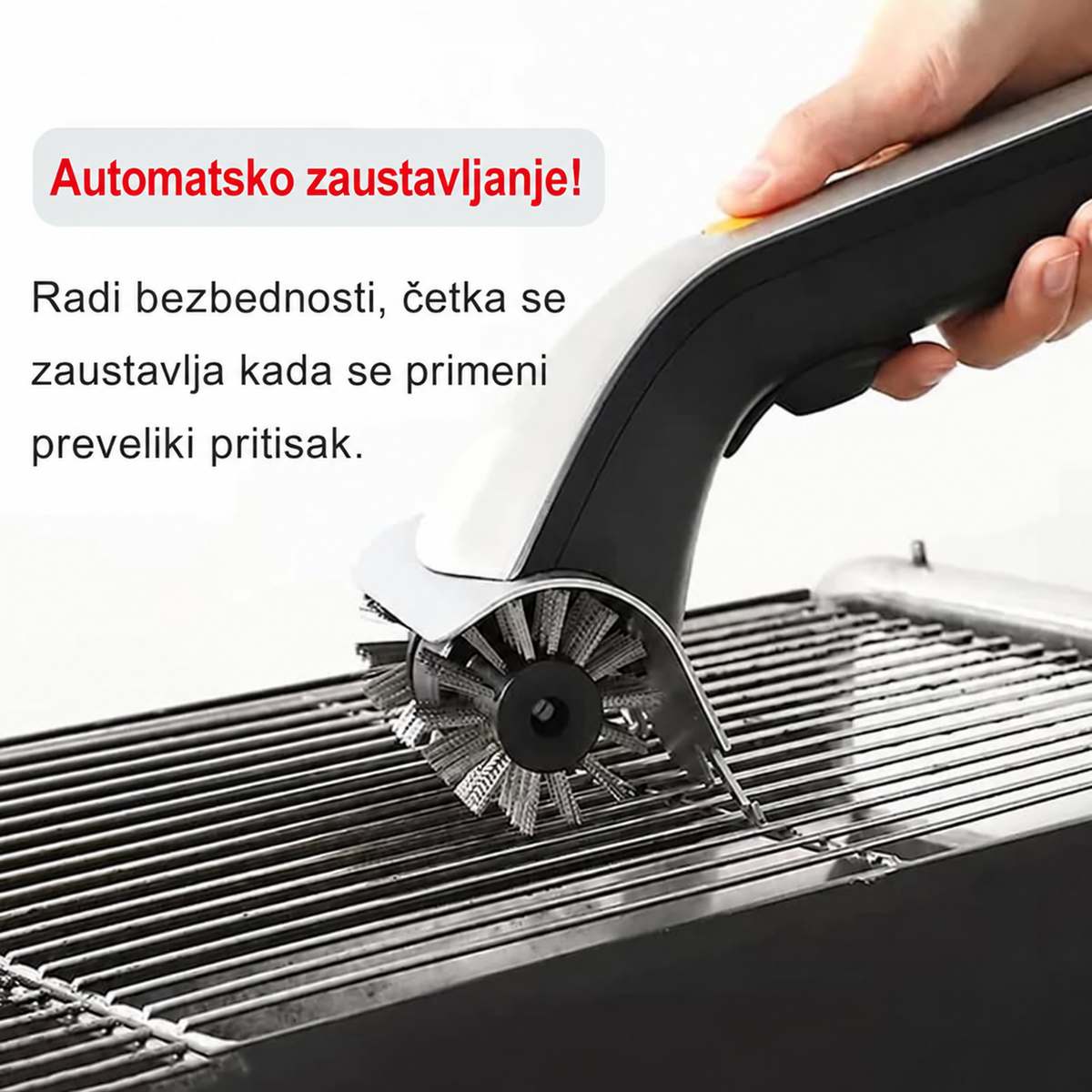GrillBrush™ – Električni Čistač Za Roštilj