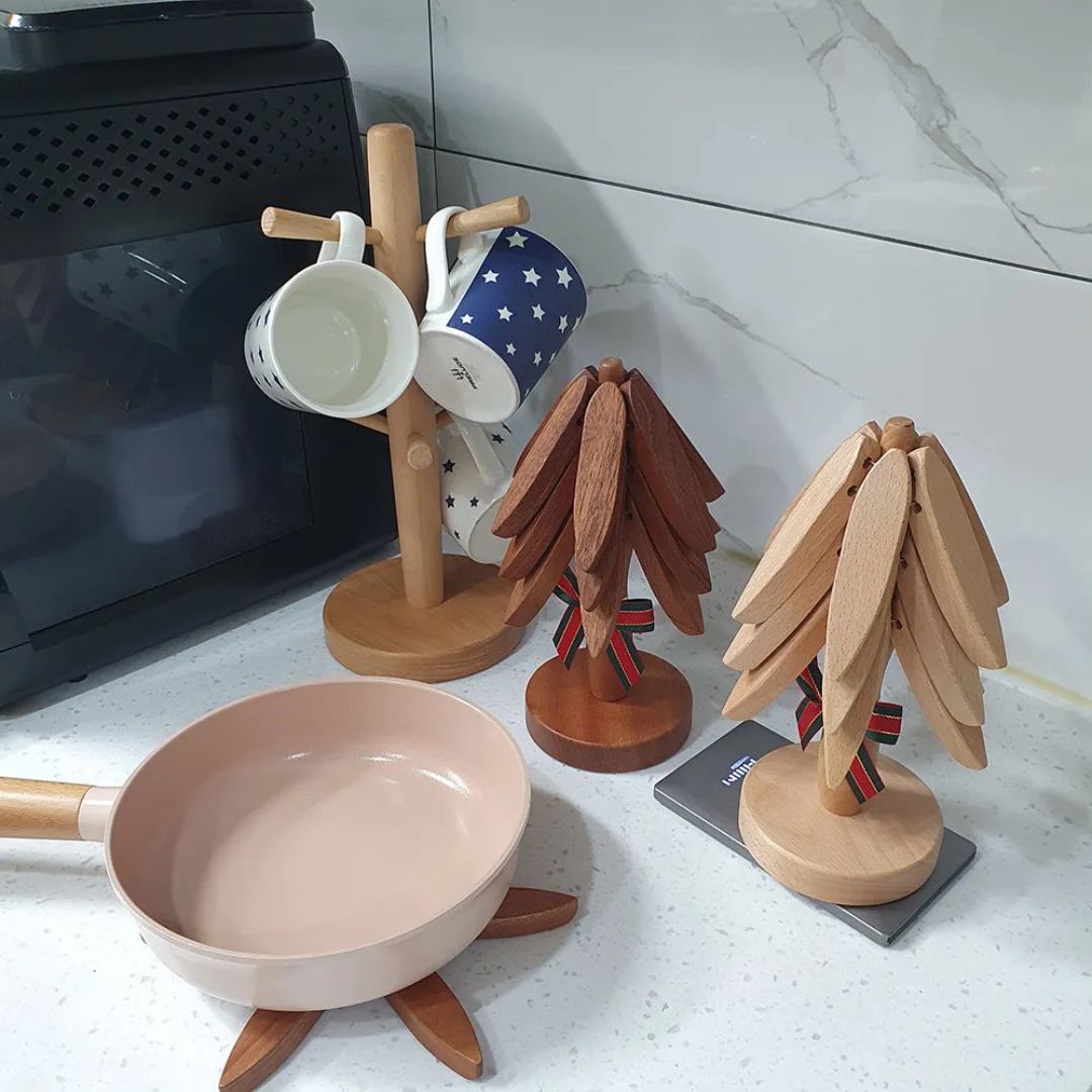 Drveni Set Podmetača