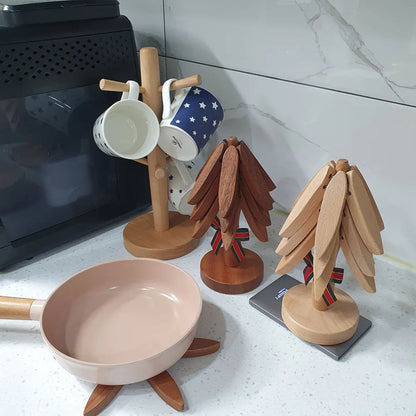 Drveni Set Podmetača