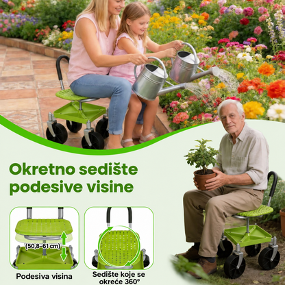 GardenRolling™ – Pokretna Stolica Za Baštu