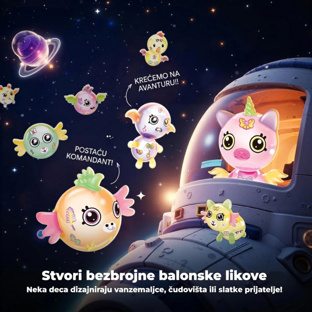 SpacePop™ - Igračka za pravljenje balona