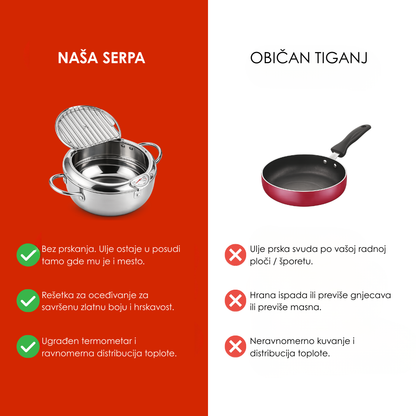 Japanski Duboki Lonac za Prženje