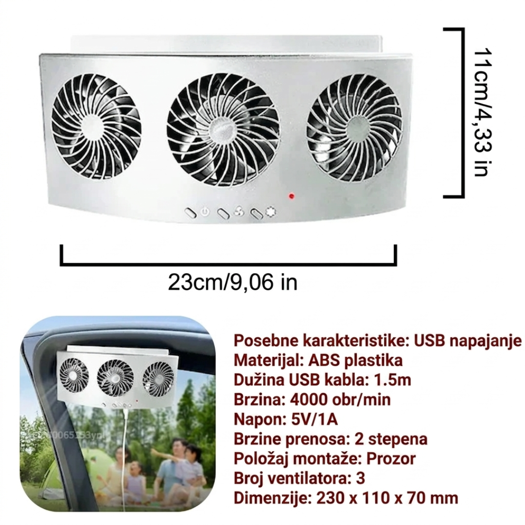 CarVentilator - Ventilator Za Hladjenje Automobila