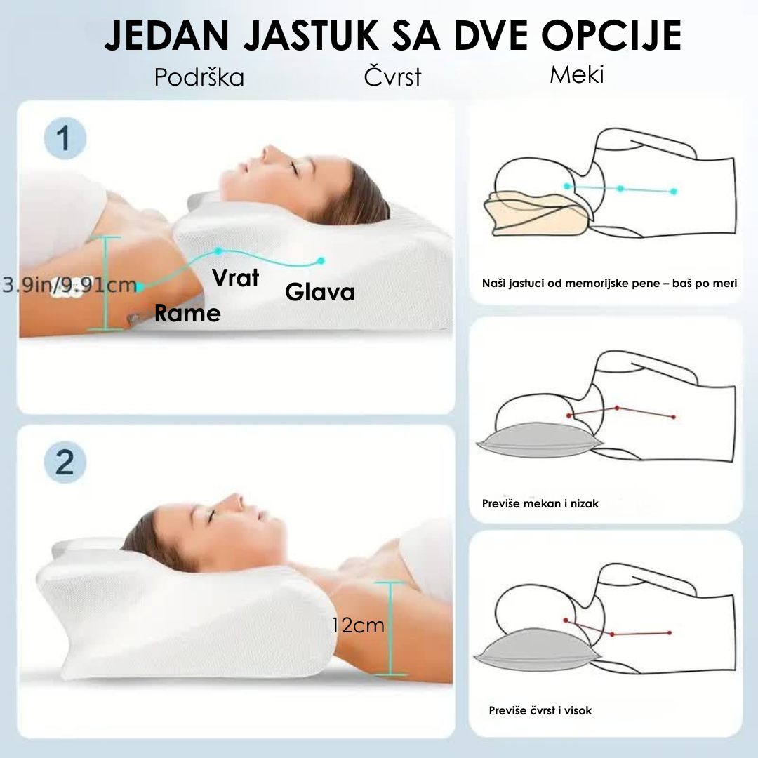 Ergonomski Jastuk za Spavanje