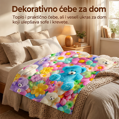 CuddleCloud™ – Mekano Ćebe Plišani Meda