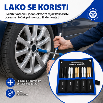 WheelKit™ – Komplet od 10 klinova za montažu guma