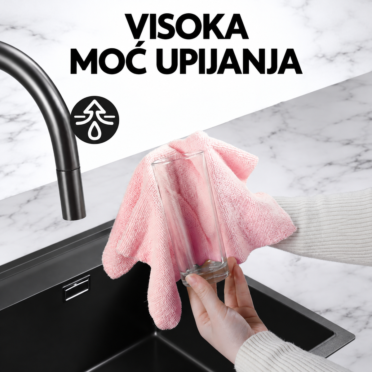 MicrofiberCloths™ – 75 mikrofiber krpa za višekratnu upotrebu