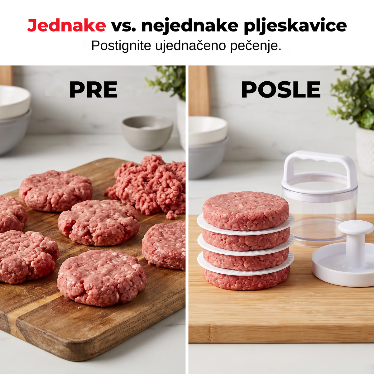 PattyPro™ – Dodatak za pravljenje pljeskavica