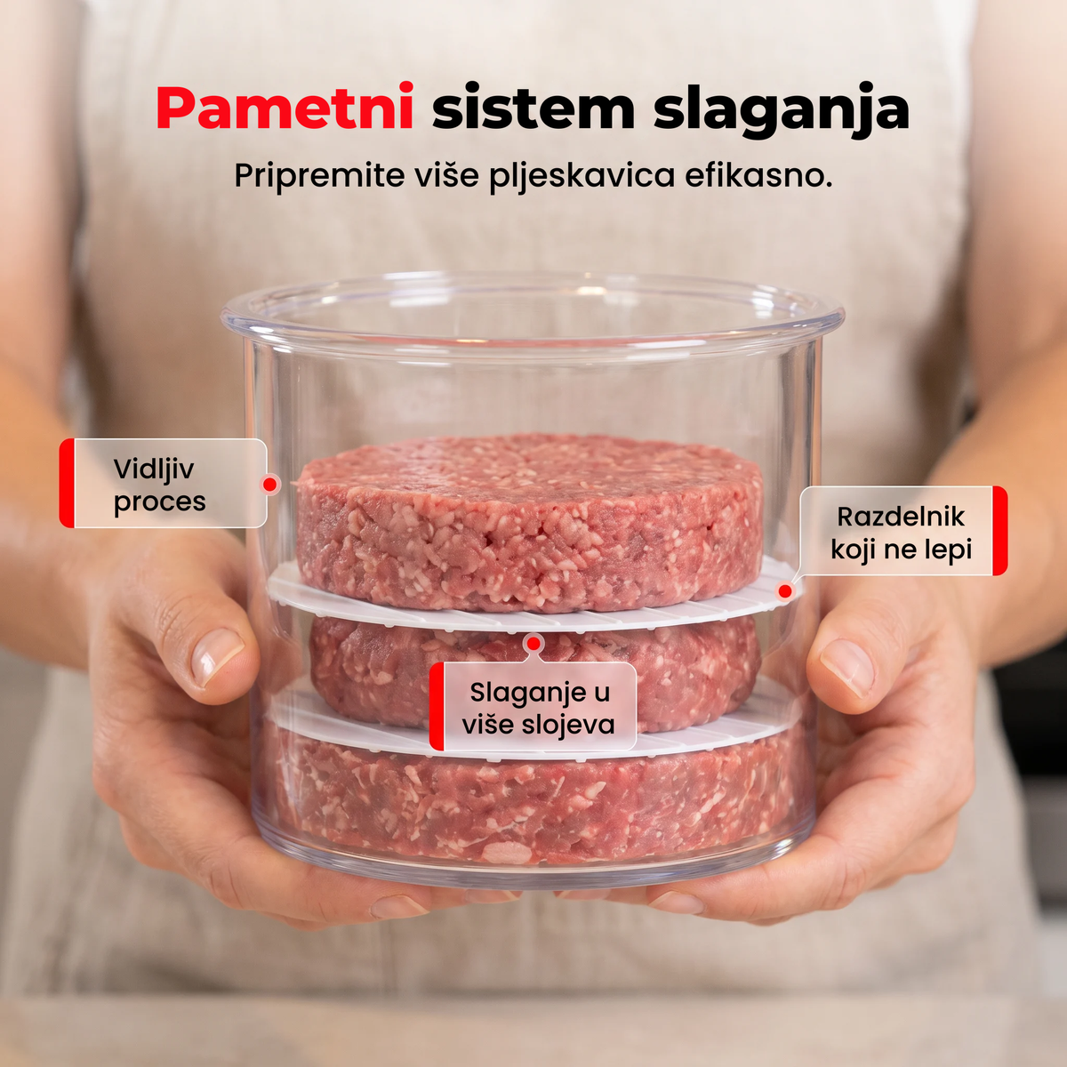 PattyPro™ – Dodatak za pravljenje pljeskavica