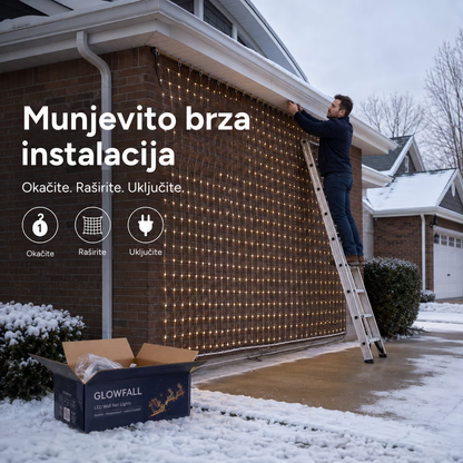 MerryMesh™ – Zavesa Dekoracija Za Novu Godinu