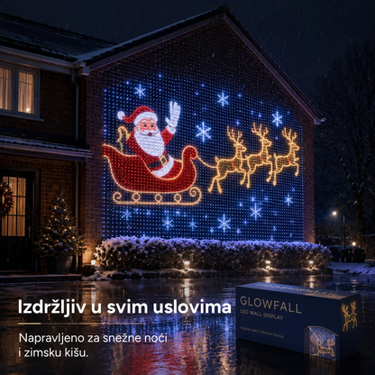 MerryMesh™ – Zavesa Dekoracija Za Novu Godinu