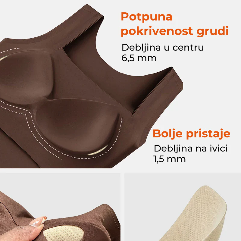 SculptEase™ – Majica sa U-izrezom i ugrađenim grudnjakom