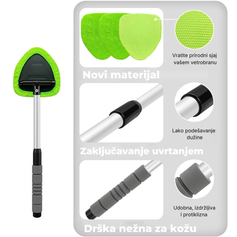 ViewBright™ – Teleskopski Sunđer Za Čišćenje Stakala