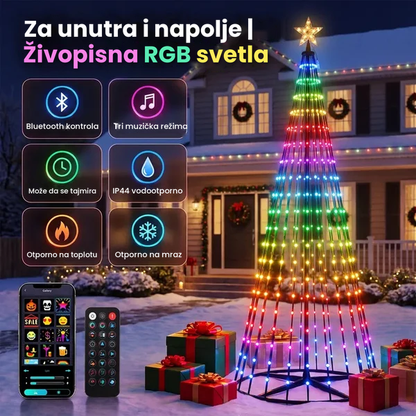SyncGlow™ – Interaktivne Lampice Za Jelku
