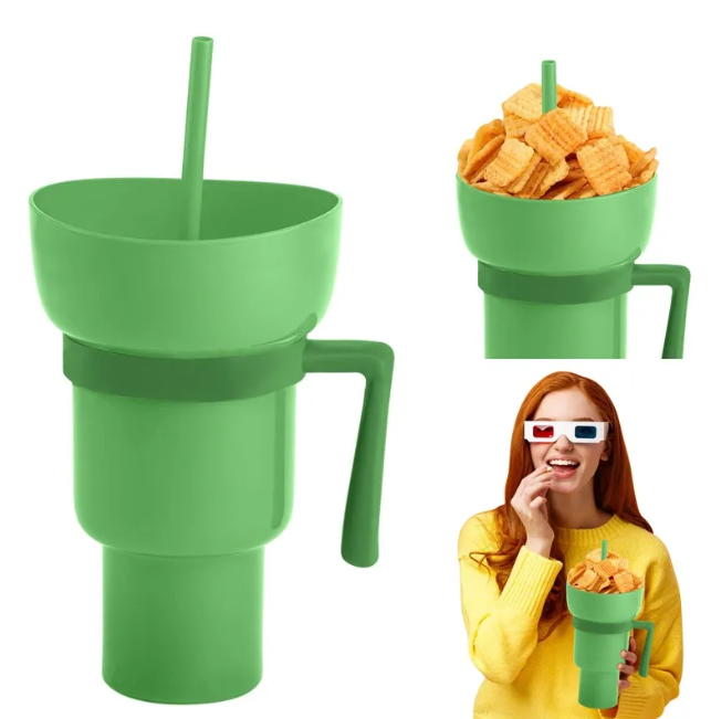 StrawCup - Prenosiva čaša za grickalice i piće