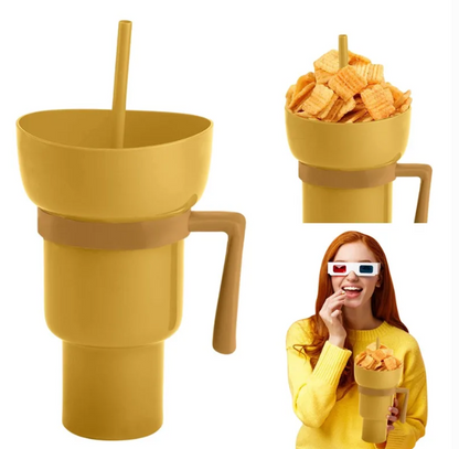 StrawCup - Prenosiva čaša za grickalice i piće