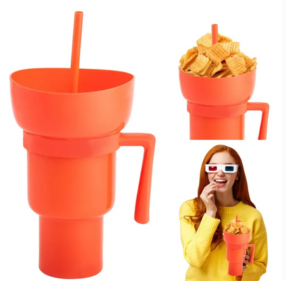 StrawCup - Prenosiva čaša za grickalice i piće