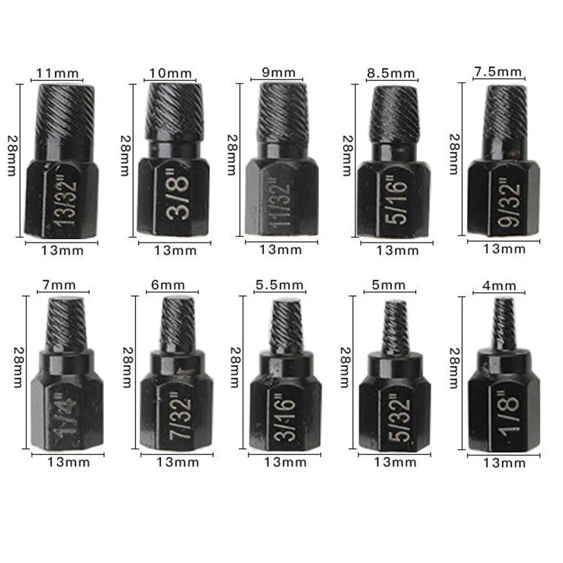 Odvijač Zapeklih Šrafova (Set od 10 Komada)