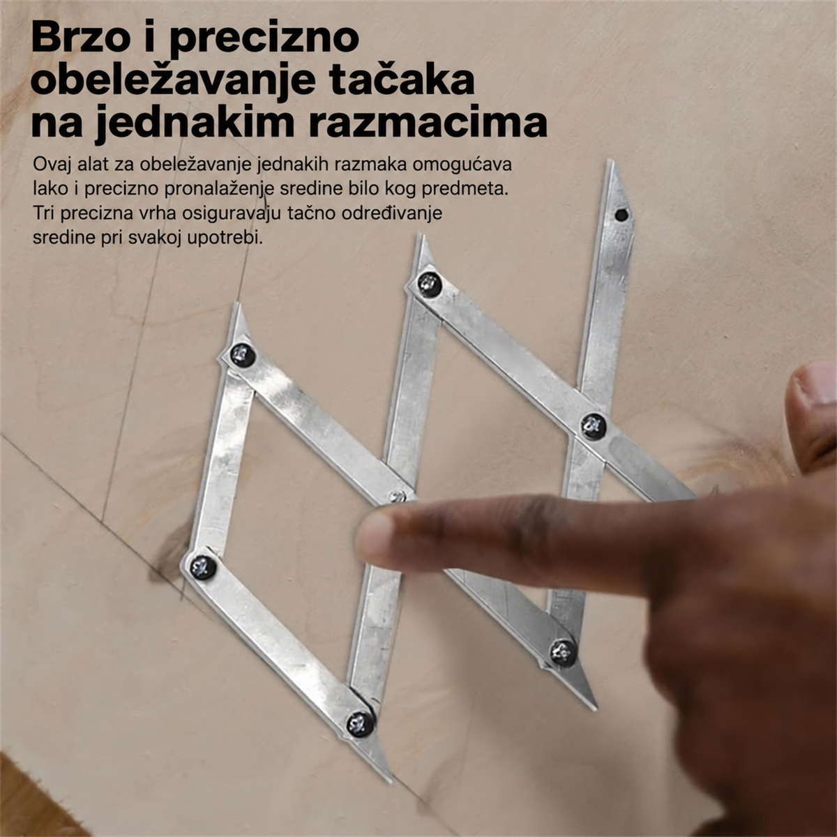 CenterMark™ – Precizni Alat Za Savršeno Poravnata Merenja