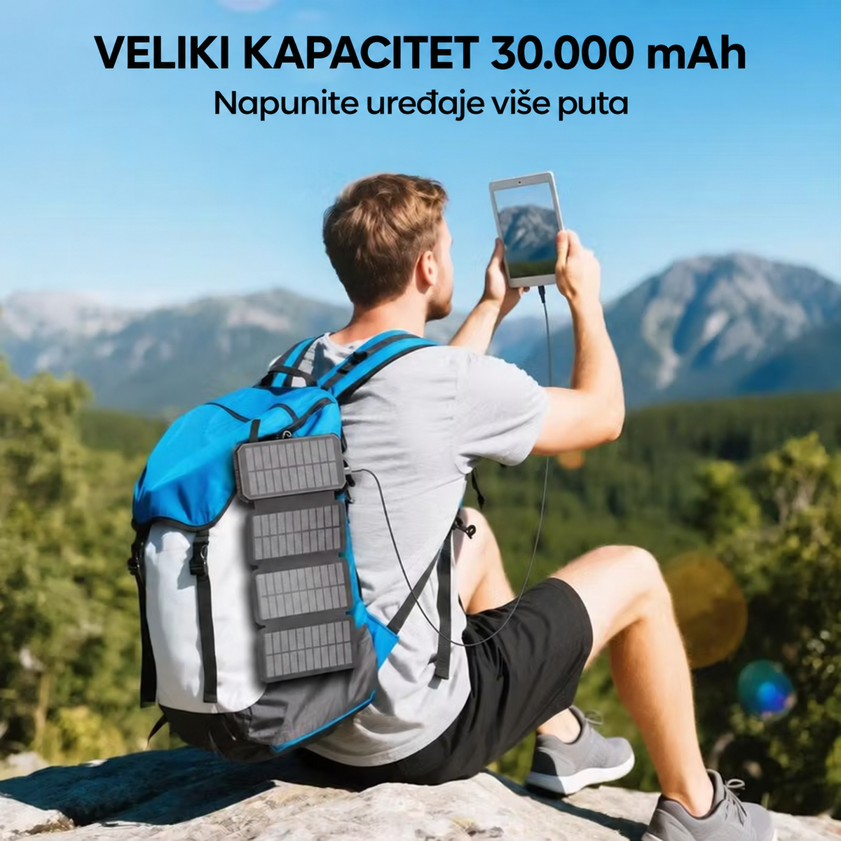 SolarSnap™ – Solarni Prenosivi Punjač